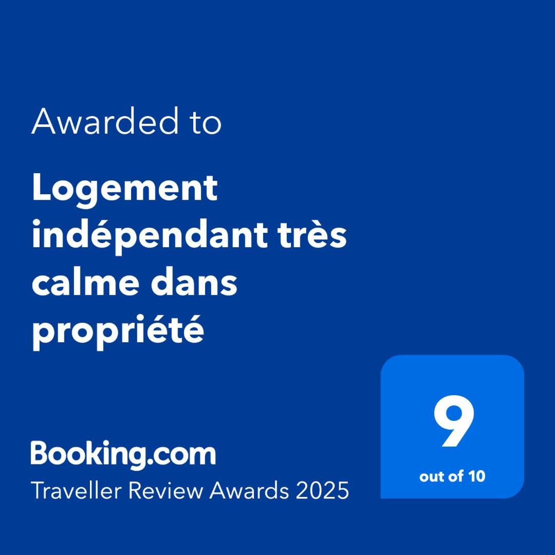 Apartment Independant Tres Calme Dans Propriete
